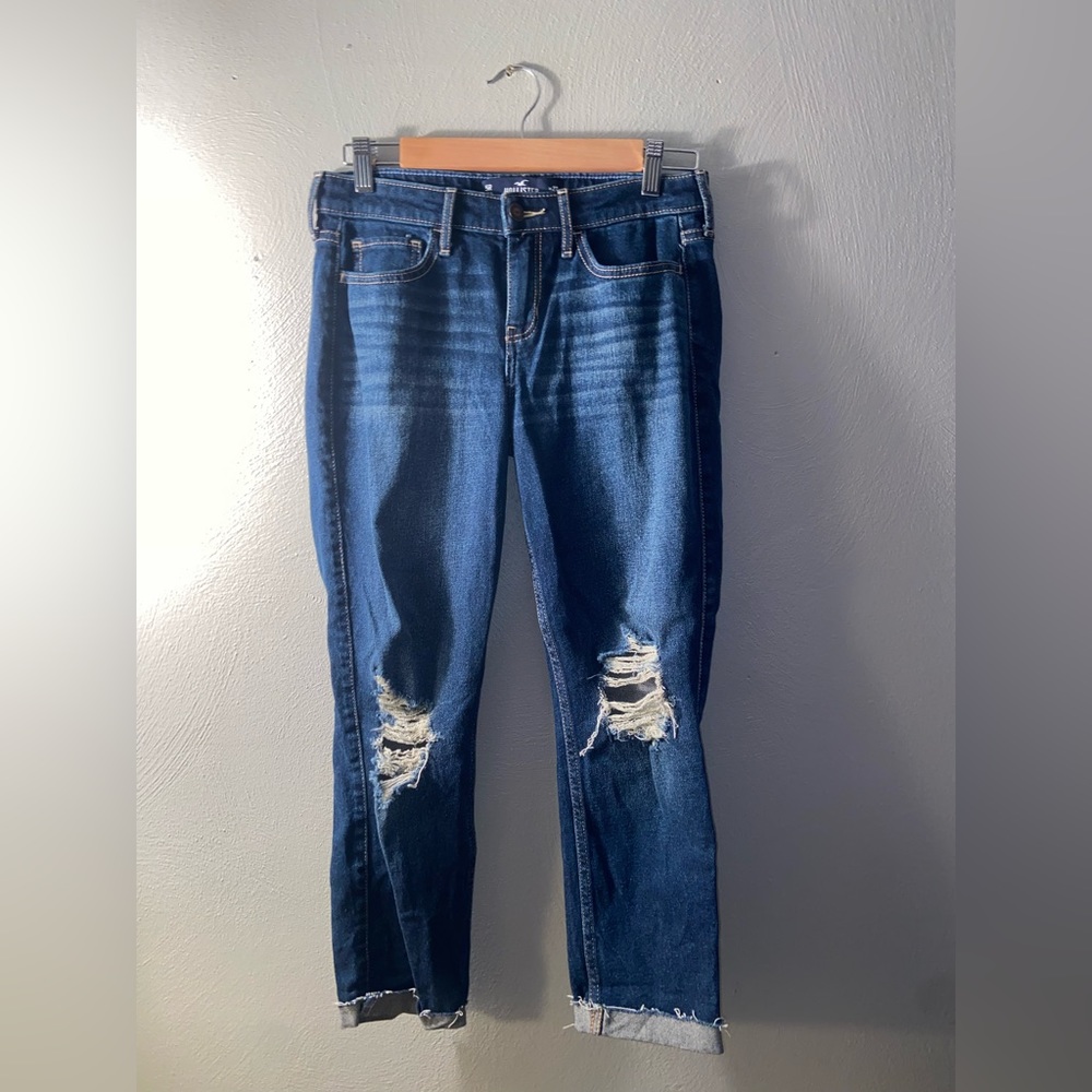 Hollister Distressed Low Rise Skinny Jean